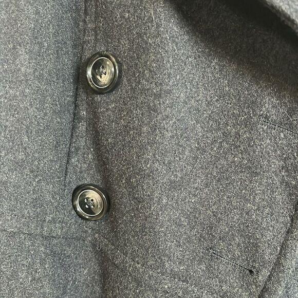 Banana Republic Wool Blend Trench Pea Coat Jacket - Picture 6 of 11